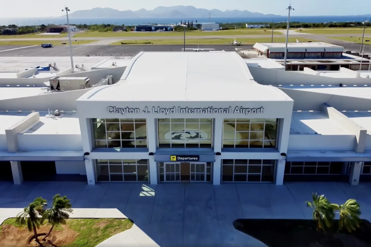 Clayton J. Lloyd International Airport (AXA) in The Valley, Anguilla