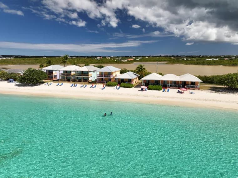 A long calm south-coast beach at Rendezvous Bay, Anguilla