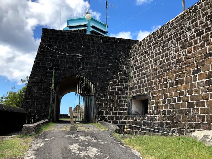 Stone archway and walls of Fort Charlotte, Kingstown, Saint Vincent