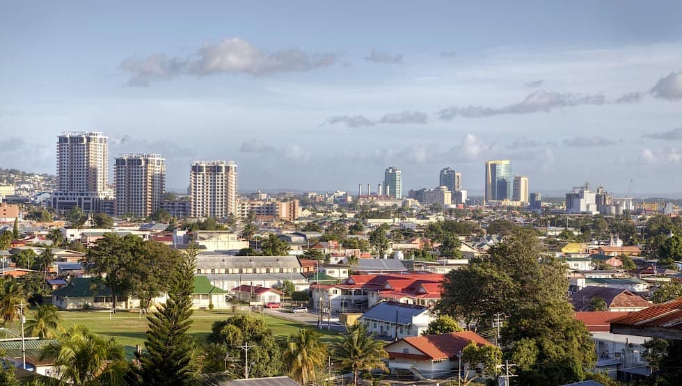 Port of Spain skyline, Trinidad