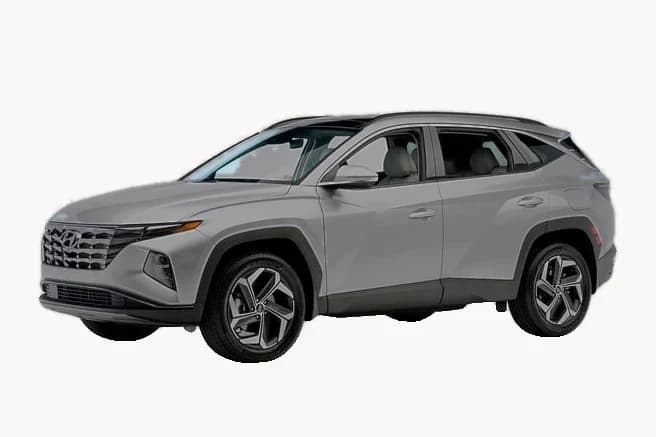 2025 Hyundai Tucson Grey rental car - My Dream Car Rental