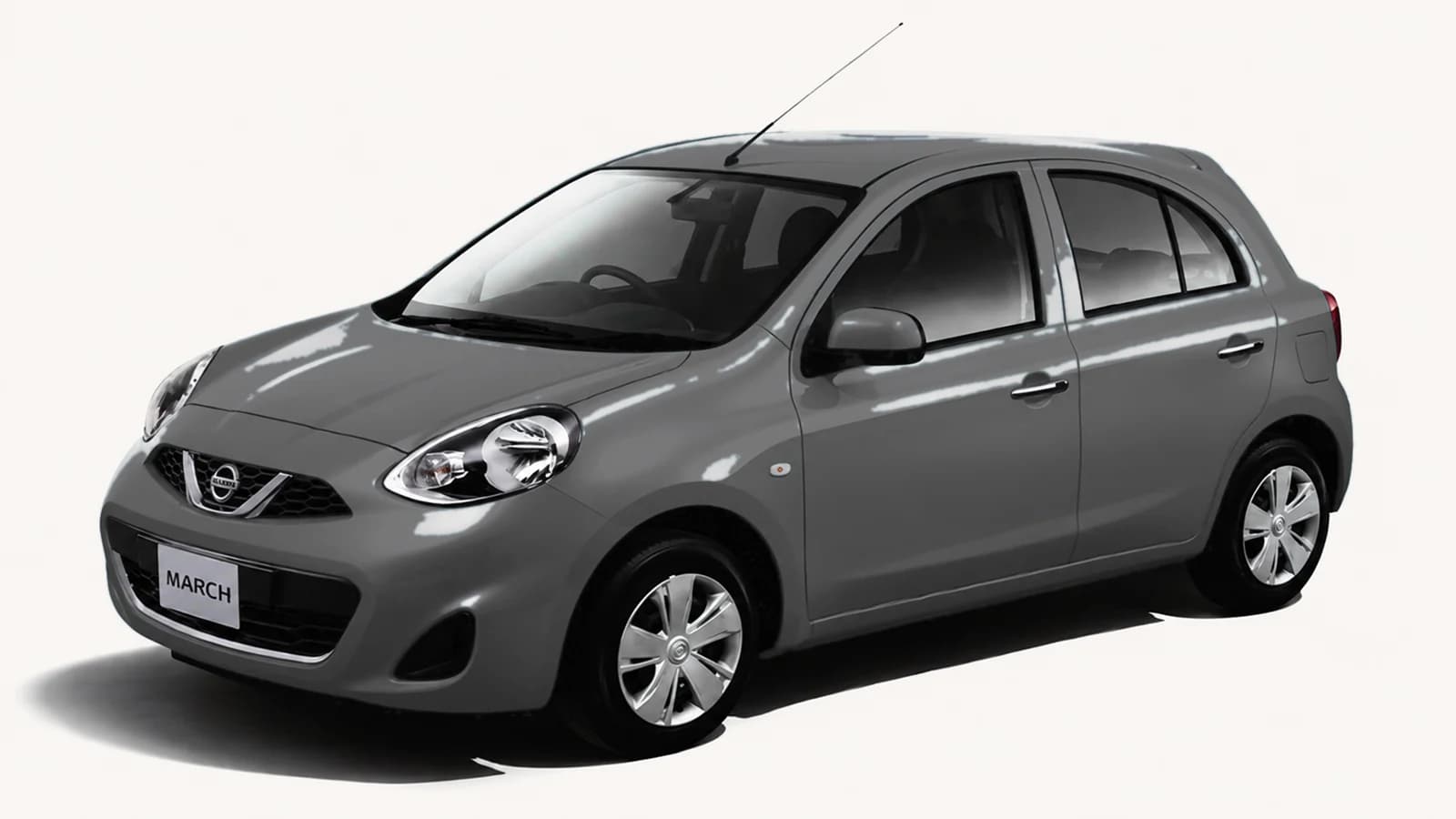 2024 Nissan March Dark Gray rental car - My Dream Car Rental