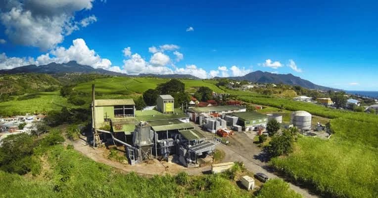Rhum agricole distillery in Guadeloupe