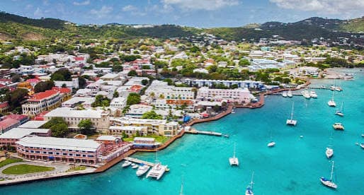 Christiansted waterfront and Fort Christiansvaern, St. Croix