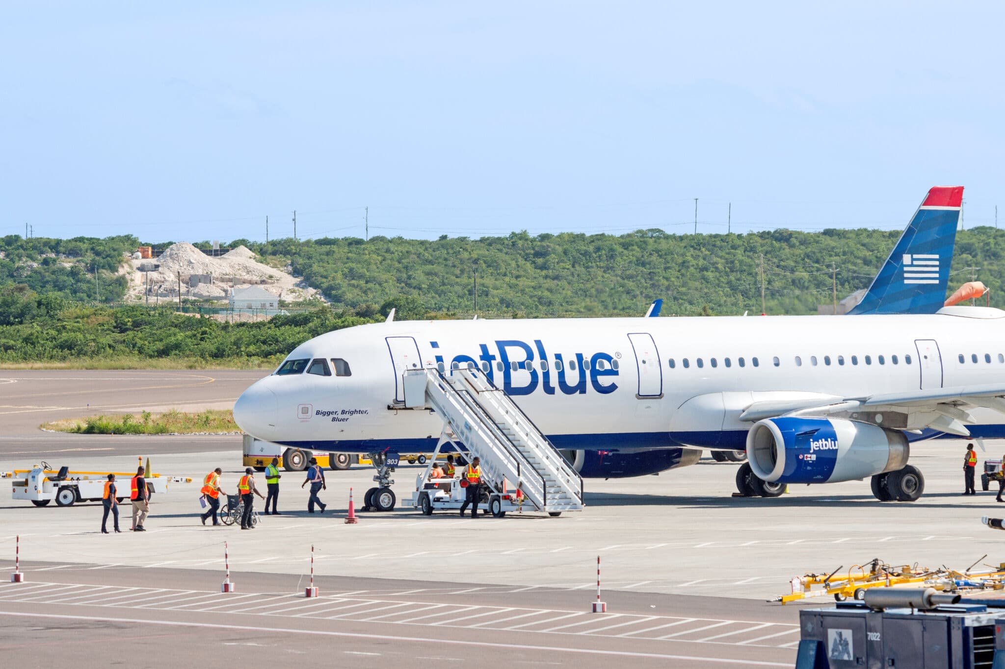 Arrivals hall at Providenciales International Airport (PLS), Turks and Caicos