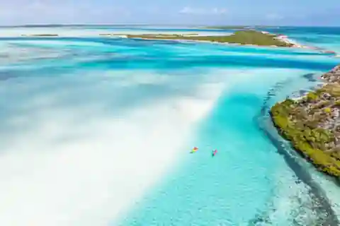 Shallow turquoise coastal water near South Caicos