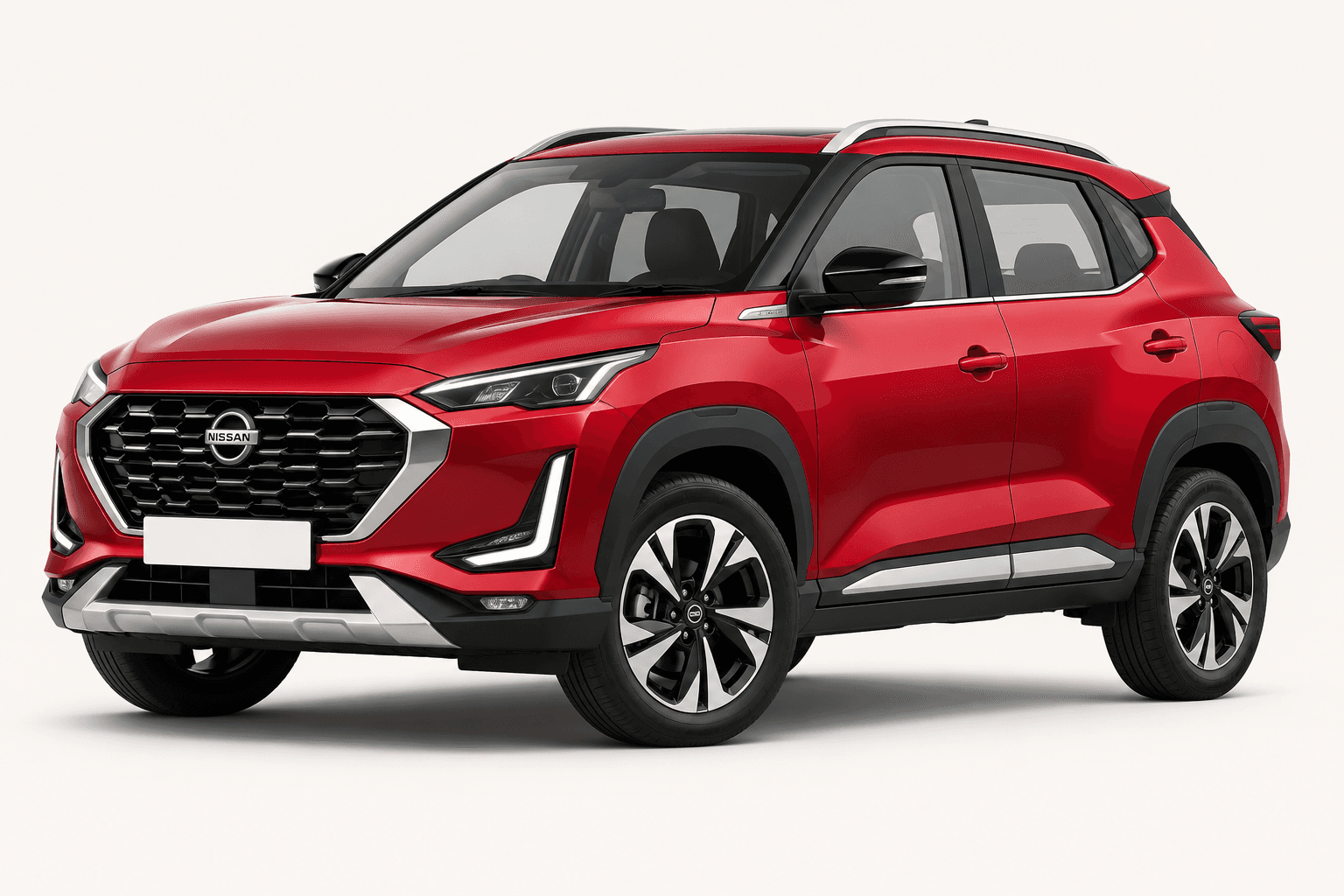 2026 Nissan Magnite Red rental car - My Dream Car Rental