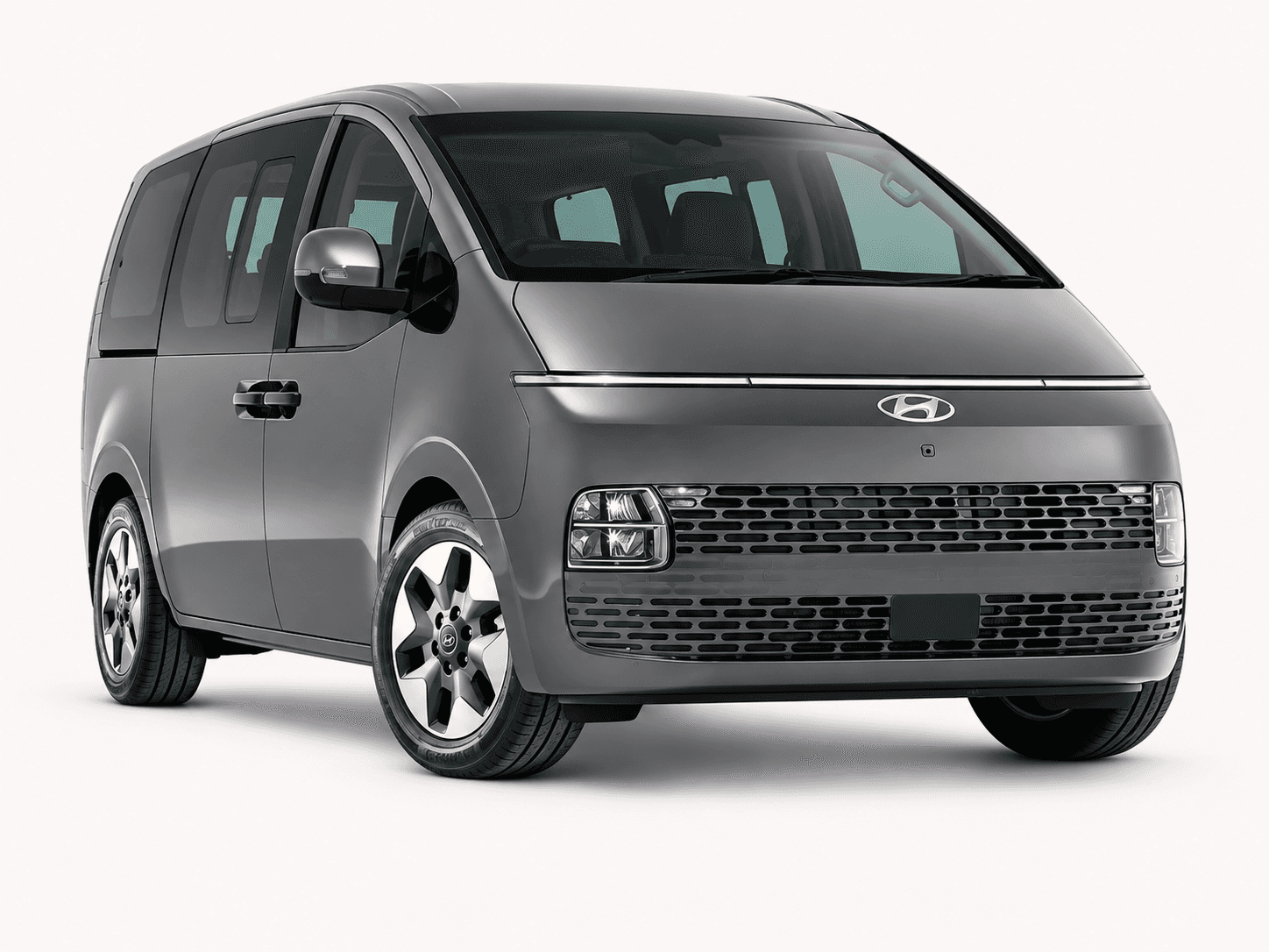 2025 Hyundai Staria Grey rental car - My Dream Car Rental